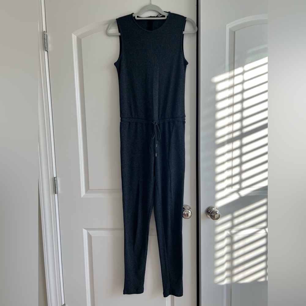 Zara knit jumpsuit.